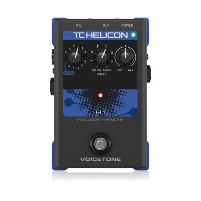 TC HELICON VOICETONE H1 Intelligent Harmony Vocal Effects Pedal | eBay