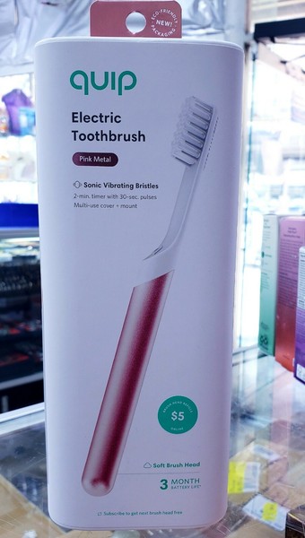Quip Electric Toothbrush Pink Metal New In Sealed Box 857576008509 Chemicc Com
