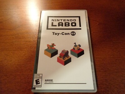 Nintendo Switch Nintendo Labo Toy-Con 03 Nintendo Labo Toy-Con 03 - Nintendo Switch - CASE ONLY - NO GAME
