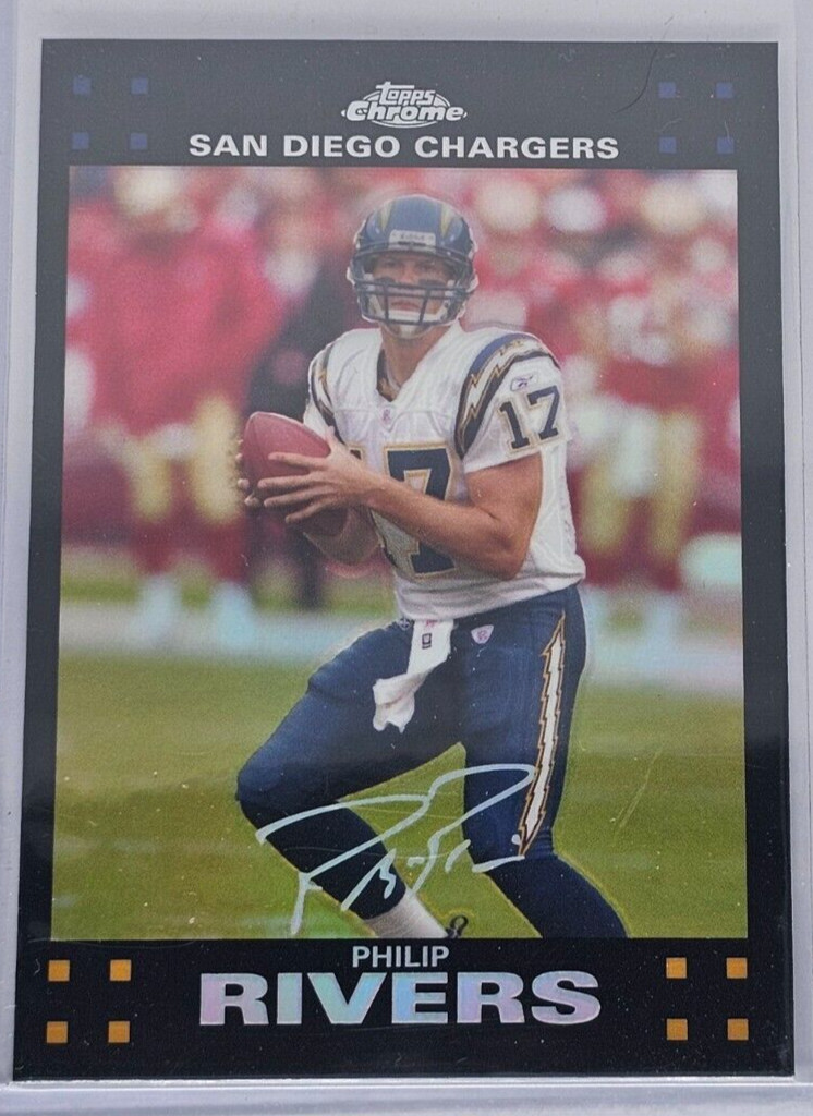 2007 Topps Chrome #TC8 Philip Rivers Refractor San Diego Chargers