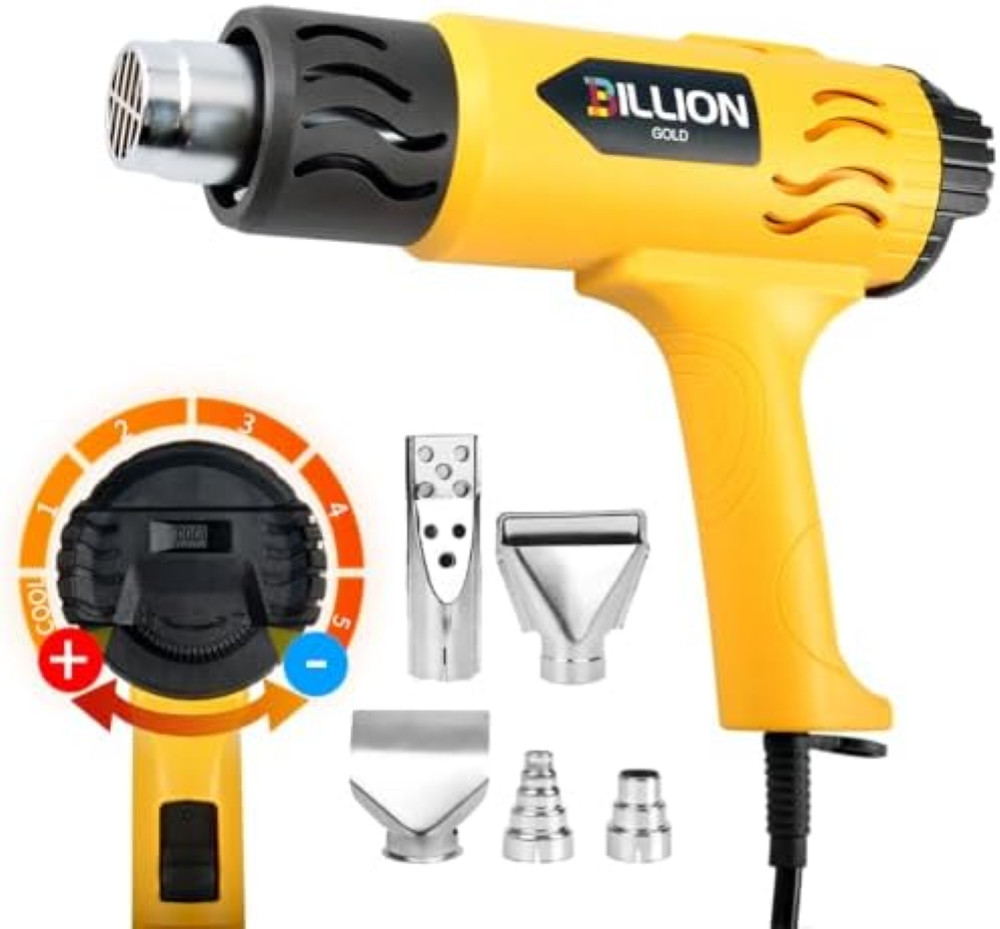 Pistola ad Aria Calda 1800W: Lo Sverniciatore Termico BILLION GOLD