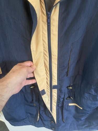Fleet Street Women’s Blue Vintage Jacket Full Zip Pockets Lined Plus Size 1X - Picture 4 of 10