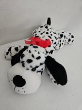 HugFun Walmart Dalmatian Dog Puppy Plush 16" Stuffed Animal White Black Spots 