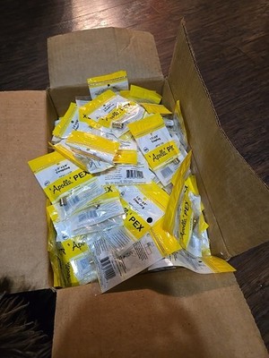 Apollo pex coupling 1/2 3/8 APXC1238 220pcs total full box