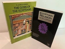 THE GODS OF THE EGYPTIANS - EGYPTIAN MAGIC Sir Wallis Budge Softcover Lot Occult