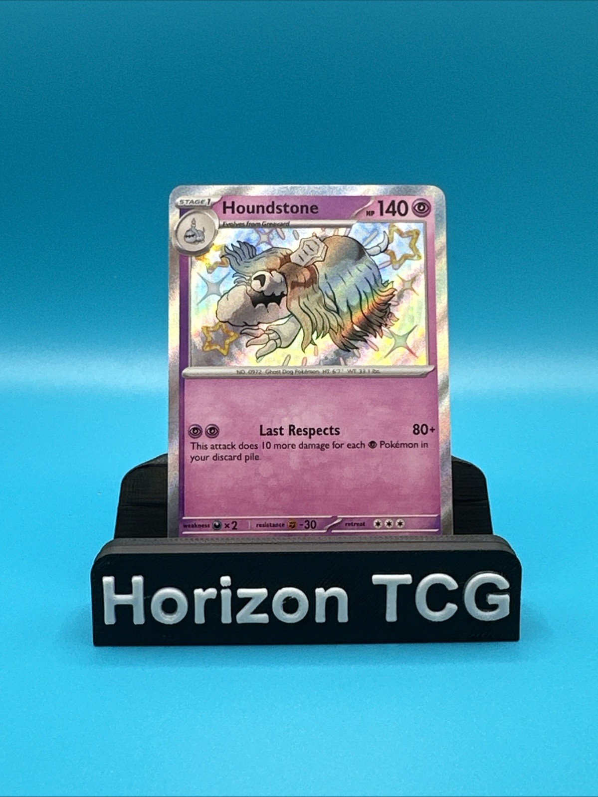 Pokemon- Houndstone (Holo) 168/091 Paldean Fates / NM