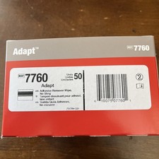 Hollister 7760 Adapt Universal Remover Wipes No Sting 50 Ct. Expires 2028-08-01