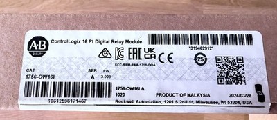 Allen Bradley 1756-OW16I ControlLogix 16 Pt Digital Relay Module Factory Sealed