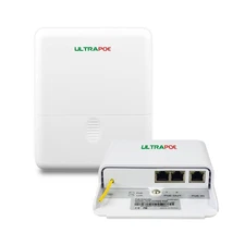 2-Port Gigabit PoE Extender - Outdoor IP65 Waterproof, 48V IEEE 802.3af/at, P...