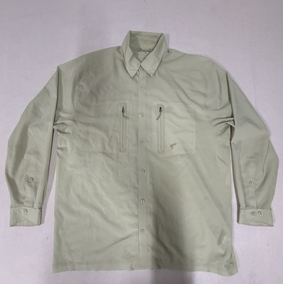 Simms Intruder Bicomp Fishing Shirt Storm Men s XL Logo Vented 200