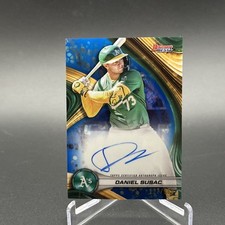 2024 Bowman's Best - Daniel Susac Auto /150 #B24-DS Blue Refractor Giants A’s