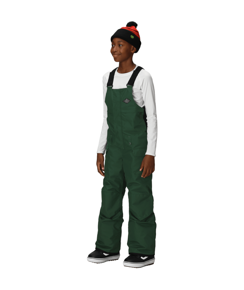 686 Frontier Insulated Bib Pant - Boys - X-Large / Moss Green | eBay