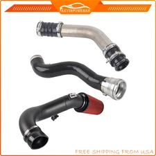 Cold & Hot Side Intercooler Pipe & Air Intake Kit For 17-19 Ford F250 F350 6.7L