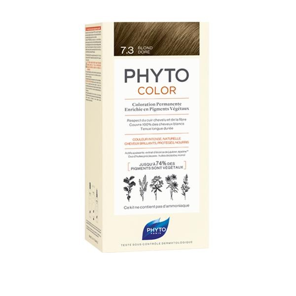 Phyto Hair Colour By Phytocolor 7.3 Golden Blonde 180g - Immagine 2