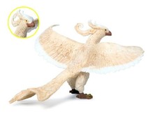 12cm White Phoenix Bird PVC Toy Wild Animal Figure Doll Kids Gift