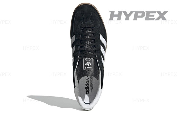 Size 4 - adidas Gazelle Indoor Black White Gum for sale online | eBay