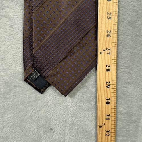Canali Tie Mens Silk Made Italy Classic Necktie Formal Polka Dot Striped - Picture 7 of 9
