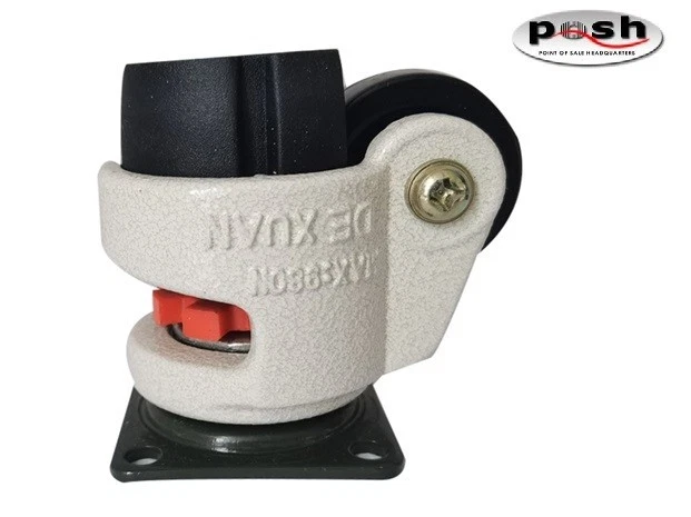 DeXuan MLC-80F-NY 8er Pack Nivellierrollen - 4400 Pfund Nylonrad Schwerlastrolle - Bild 3 von 4