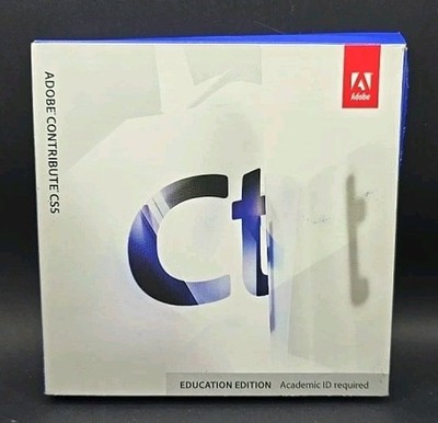Adobe Contribute CS5 Education Edition For MAC OS W/ Serial Number 