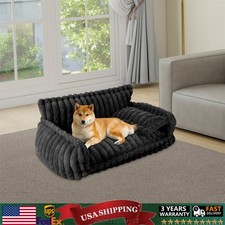 Pet Couch Cat Dog Sofa Bed Removable Washable Fluffy Cat Bed Soft Couch for Pet