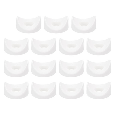 #ad 26Pcs Plastic Round Washers 8mm x 22mm x 3mm White PE Concave Washer $13.90
