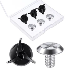 8 Pcs Motorcycle Helmet Visor Screws with Silicone Washers - Hardware Kit