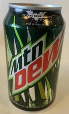 12 oz. MTN DEW CAN ( THE DARK KNIGHT RISING) EMPTY BOTTOM OPENED