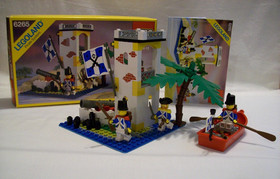 LEGO 6265 Pirates SABRE ISLAND 100% Complete Instructions Good Original Box NICE
