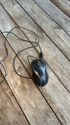Logitech M-U0007 Maus USB Scrallrad Seitentasten Schwarz