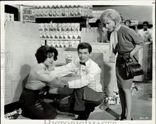 1964 Press Photo Connie Francis, Joby Baker, Susan Oliver in "Looking For Love"
