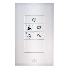 Hampton Bay 98139 White 3-Speed Universal Ceiling Fan Wireless Wall Control