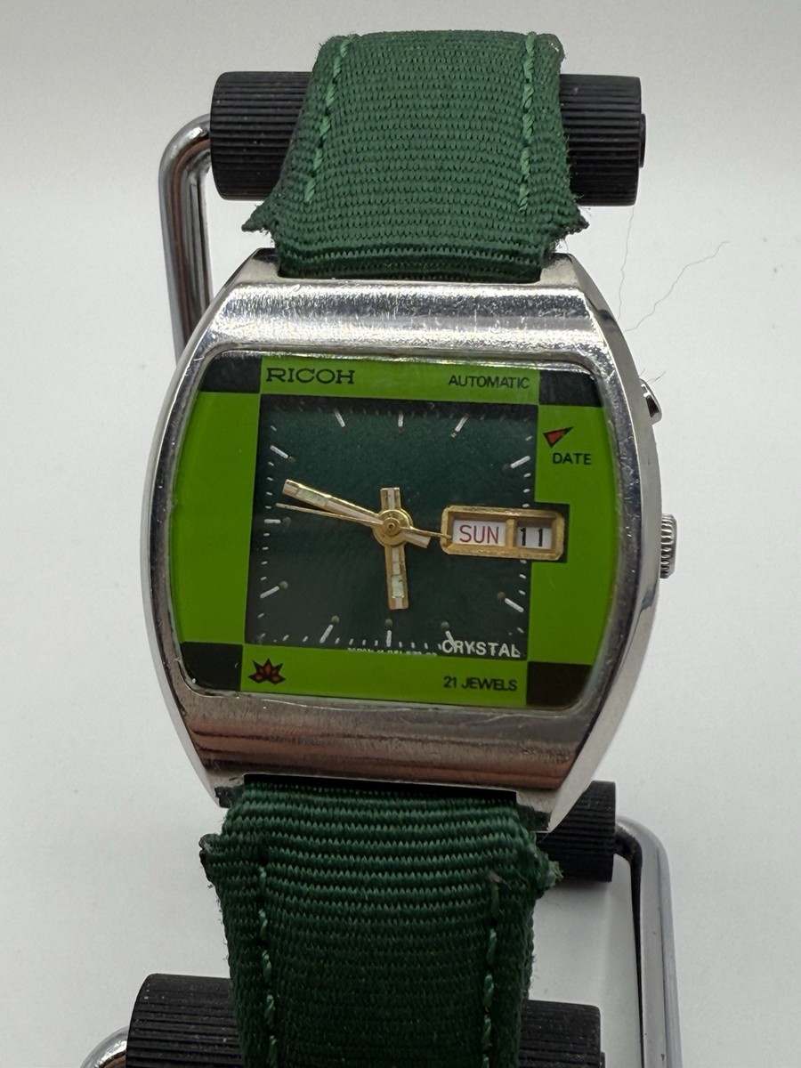 VINTAGE RICOH 21J AUTOMATIC 061495 JAPAN MEN'S WORKING for sale