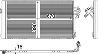 Mahle Kondensator Klimaanlage Premium Line Ac 762 000P FüR Mercedes Vito Bus 109