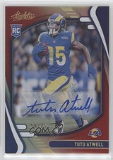 2021 Panini Absolute Rookies Spectrum Red Signatures 58/75 Tutu Atwell Auto 5ov