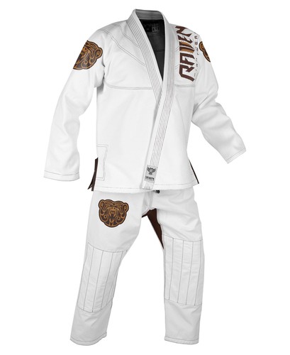 Raven Fightwear Para hombres Berserker Oso Nórdico Brasileño Jiu Jitsu Uniforme BJJ Gi W - Imagen 3 de 6