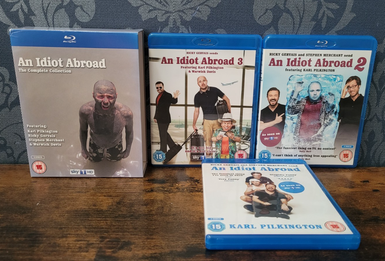 An Idiot Abroad - Series 1-3 - Complete (Box-Set) (Blu-ray, 2012)