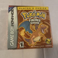 Pokemon Fire Red GBA Player s Choice Box Inserts Only No Game