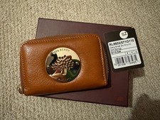 MULBERRY Small Daria Zip Around Soft Spongy Purse in Oak RL8602/571G110 In Box