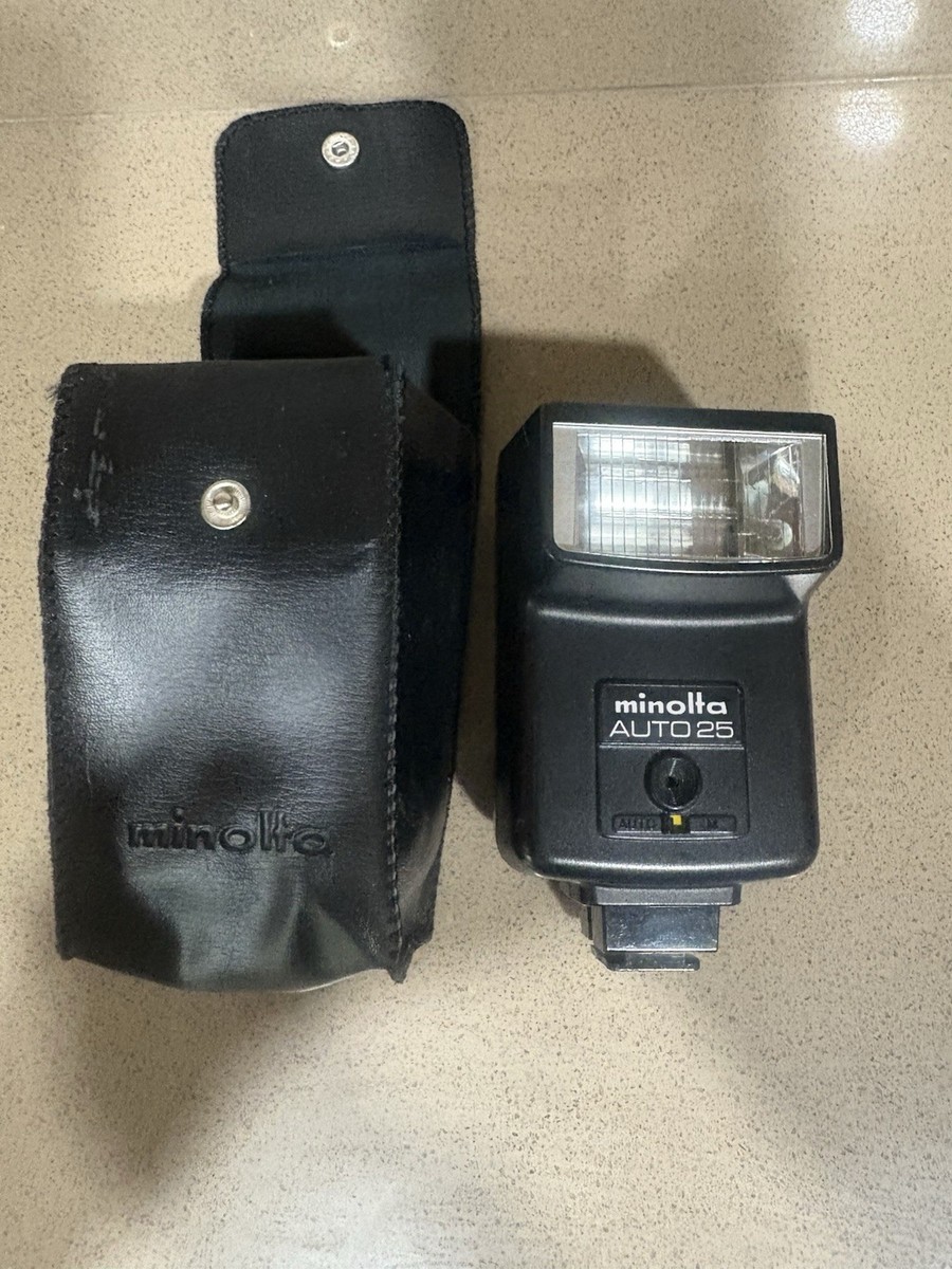 Minolta Auto 25 Camera Flash Attachment | eBay