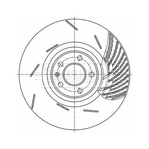BORG & BECK Brake Disc BBD6199S