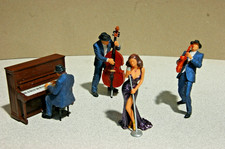 Jazz-Band komplett SZENE in Einzel-Figur 1:22...