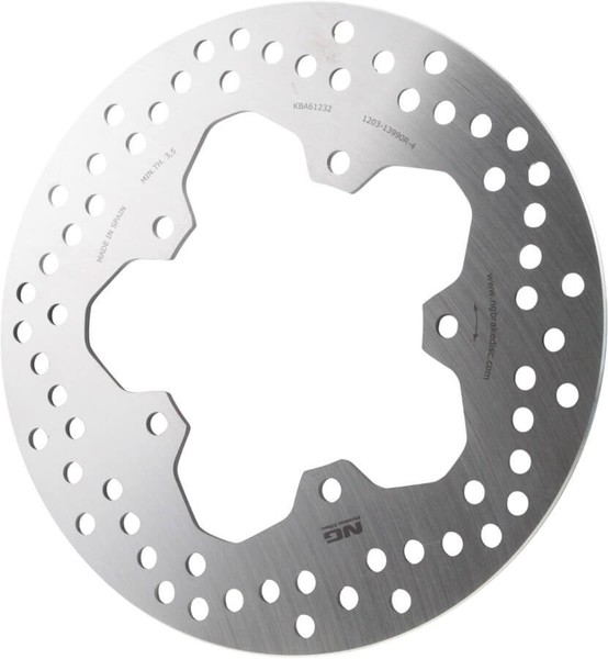 NG Bremsscheibe Hinten KBA Nummer FüR Yamaha YZF 125 R YZF-R 125 RE061 2008-2013-image