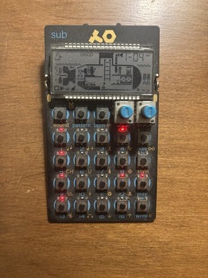 Teenage Engineering PO-14 Pocket Operator Sub Bass Synthesizer and Sequencer