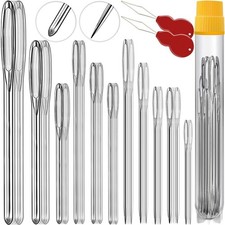 Assorted Hand Sewing Needles Set with Threaders for Knitting Embroidery Quilting
