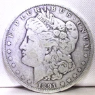1891 P Morgan Silver Dollar