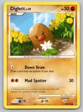 2007 POKEMON SECRET WONDERS DIGLETT 85/132 C NM A97563 FREE S&H