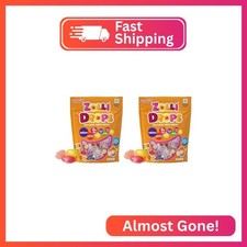 Zolli Drops Sugar Free Candy with Xylitol,Dye-Free Lollipops - Keto & Diabetic-F
