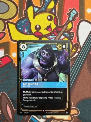 Dr. Mundo Expert Rare 109/298 Origins Riftbound Karten NM