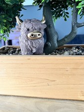 Highland cow ornament handmade