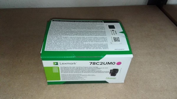 Lexmark 78C2UM0 Tonerkartusche Magenta 7.000 Seiten FüR Lexmark CS521/CS622-image